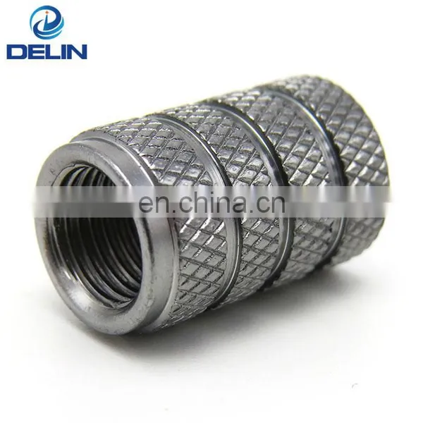 Aluminum Tire Valve Stem Caps Black Barrel Design Universal Fit Cars, Trucks, SUV, Motorcycles, Bike and Bicycle photo-2