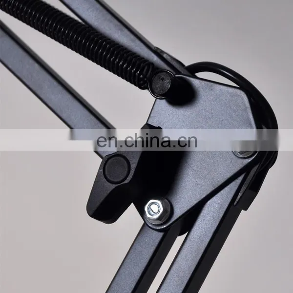 2021 Clip On Table Light Long Arm Clip Office Table Black Table Lamp With Adjustable Arm photo-5
