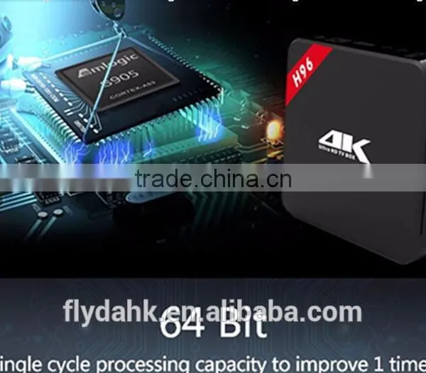 New Arrived H96 tv Box Android 5.1 Android tv Box H96 Amlogic S905 Quad Core Small tv Box H96 tv Set . photo-3