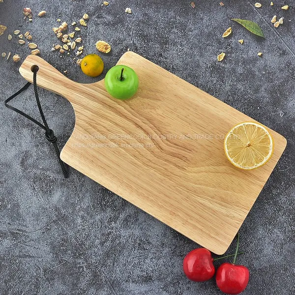 Cheap Price Rubber Wood Kitchen Cutting Board Delicous Pizza Pie Board