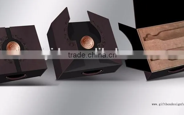 Wholesale Luxury Paper Packaging Wine Gift Box photo-5