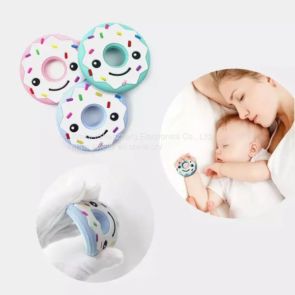 Silicone Smiley Teether Baby Teething Chews Donut Teether photo-3