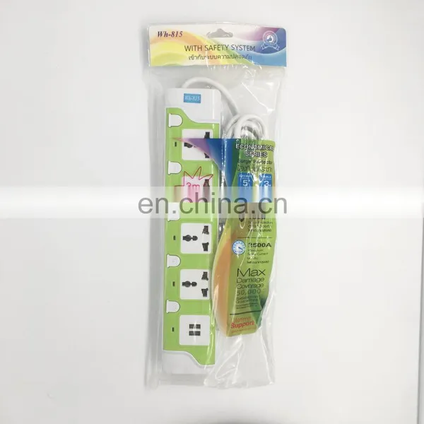 Multiple Power Socket 3m Wire Color Multi Outlet Electrical Extension Socket photo-5