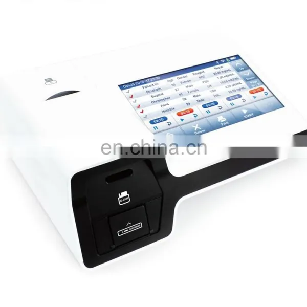 Animal Blood Chemistry Analyzer Fully Automatic Veterinary Biochemical Fluorescent Quantitative Immunoassy Analyzer