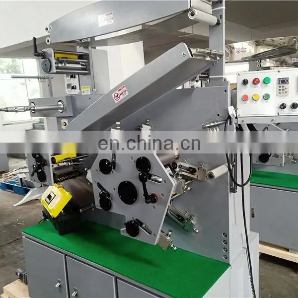 UGS42S Double Side Coated Nylon Taffeta Label Flexo Printer, Barcode Woven Satin Ribbon Flexographic Printing Machine photo-4