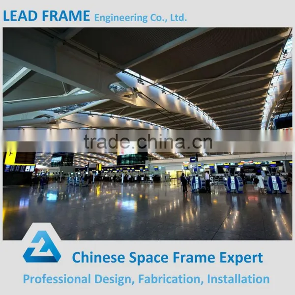 Beautiful Steel Space Frame Truss Roof for Aircraft Hangar photo-2