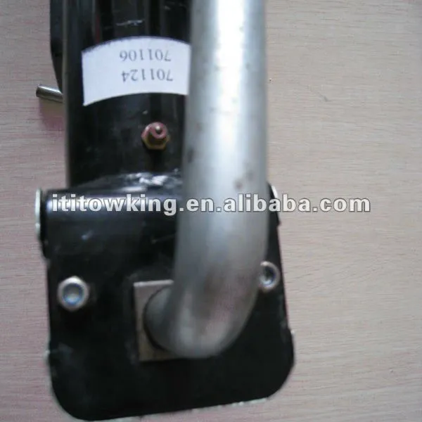 Round Pipe-Mount Swivel Jack Footplate Side Wind 10