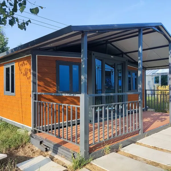 20/30/40 Foot Twin Wing Expansion Box Villa With 1/2/3 Bedrooms, 1 Living Room, 1 Kitchen, and 1 Bathroom