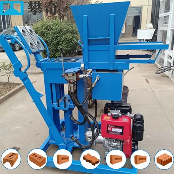 Small Business Household Brick Making Machine  Clay Block Making Machine Form Block Molding lego Bricks Hollow Block Maker