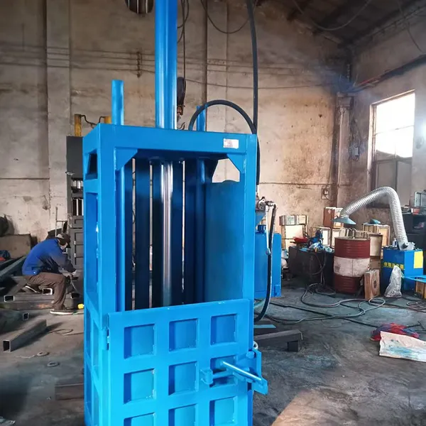 Industrial Vertical Hydraulic Scrap Cardboard Waste Paper Textile Plastic Baler Baling Press Machine photo-2