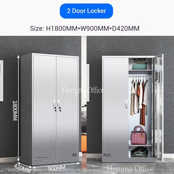 Stainless Steel Locker Cabinet- STL107 |Durable Storage With Lockable Doors-Easy Cleaning for Hospitals, Labs and Clean Rooms- OEM/ODM Supported