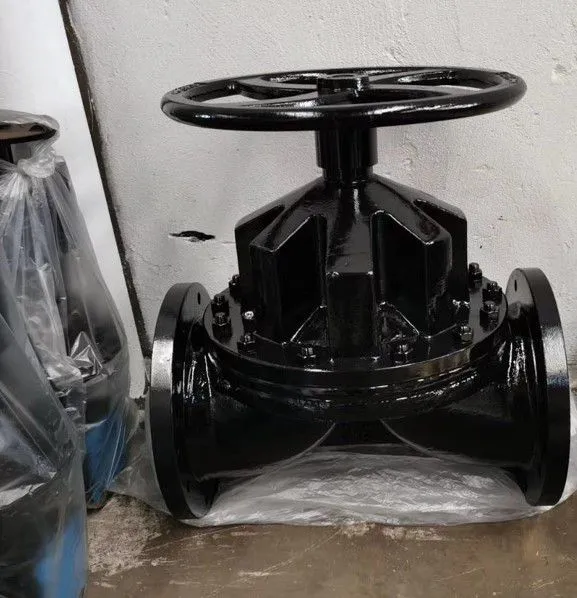 Cast Iron Flange Type EPDM Diaphragm Valve DN40 DN80 DN150 Diaphragm Gate Valves photo-6