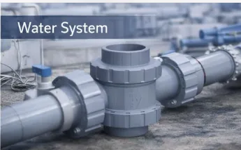 ABS Check Valve Metric Socket Non Return Valve for Water System photo-2