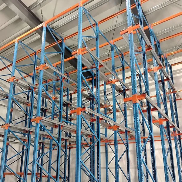 Customized Powder Coated Steel Drive in Warehouse Storage Rack