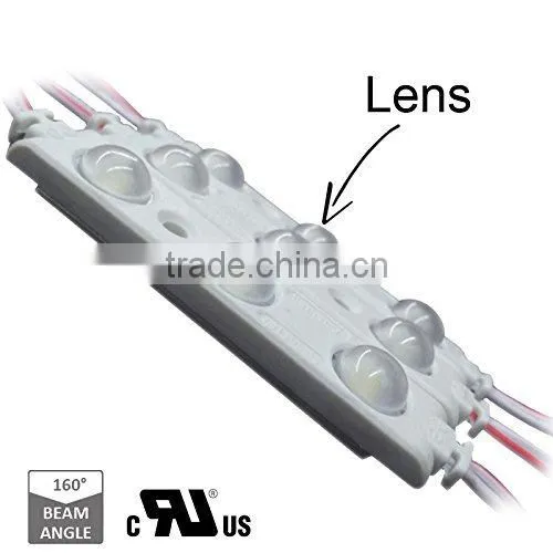 12V UL Listed Bright Waterproof LED 3-Chips Per Module For Light Box Illumination, Channel Letter, LED Project photo-2