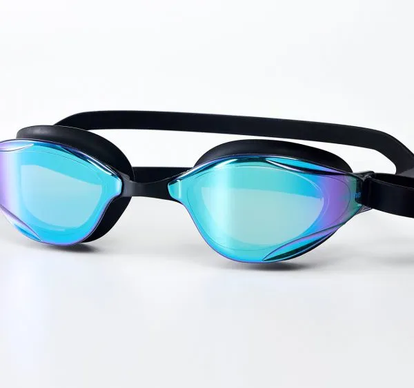 Training Medium Swim Goggle With Large Lens Adults Anti-Fog Uv Protected Waterproof Mirror Coating High Definition Lens photo-2