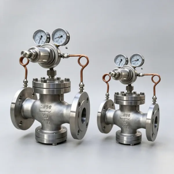 Ship Cylinder Nitrogen Pressure Reducer 316L Stainless Steel Inert Gas Pressure Stabilizer photo-2