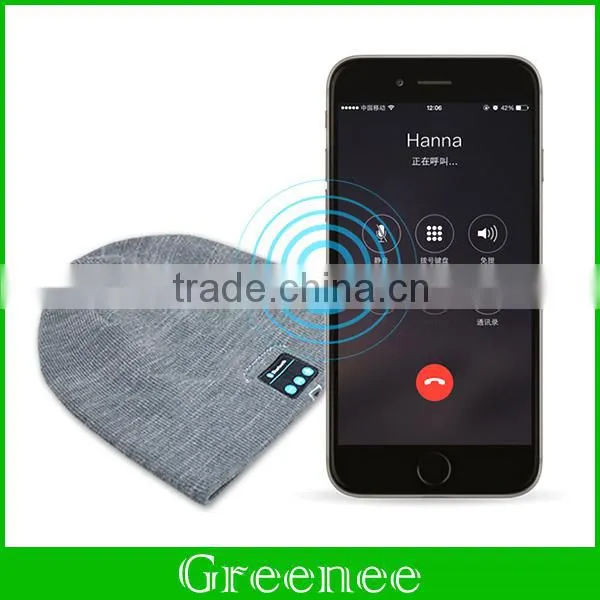 Hands Free Bluetooth Knit Hat Hands Free Talking Cap With Built in Bluetooth Wireless Speaker and Headset All in One photo-3