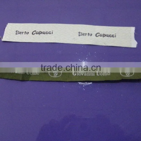 Fabric Woven Printed Clothing Label, 100% Polyester Satin Nylon Garment Care Label, Woven Garment Label