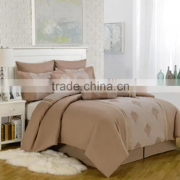 Adult Polyester Jacquard Bedding Duvet Cover Comforter Set photo-1