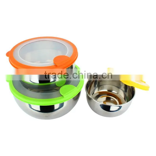 Home Garden Tableware Series Keep Food Fresh Stainless Steel Container Food Bowl for Picnic Party photo-3