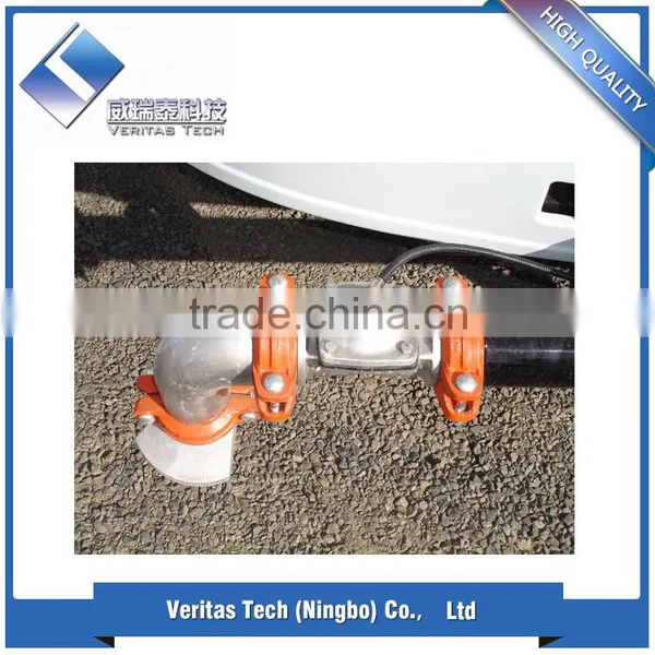 3inch Polished/painted/machined Three-way Air Operated Inline Diaphragm Valve photo-5