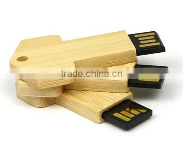 Wood Key Flash Drive Usb Memory 16Gb photo-3