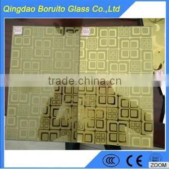 5mm Royal Golden Patterned Mirror Sheet photo-4