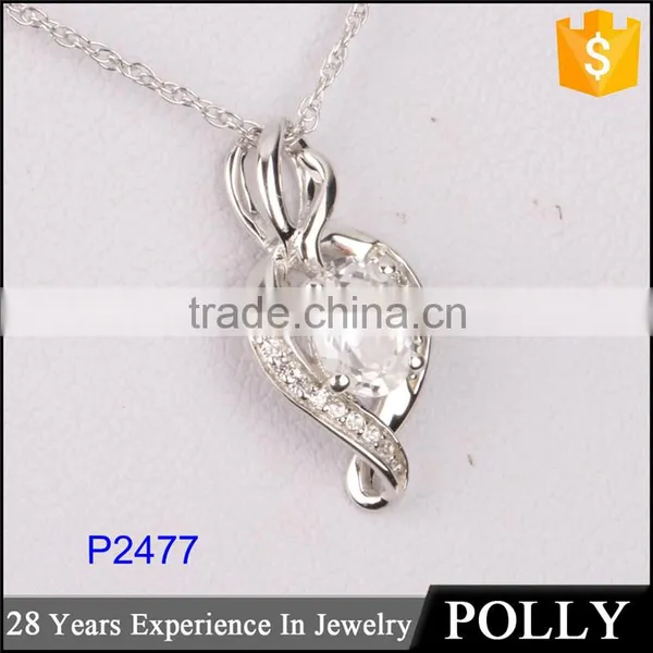 Custom Fancy Pure Silver Chain Pendant Necklace Deisign photo-4