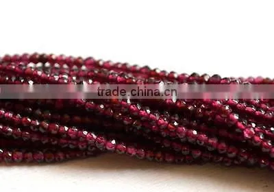 Garnet Faceted Beads photo-2