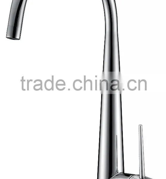 Morden Gooseneck Elkay Brass Large Kitchen Faucet Tap S-201 photo-2