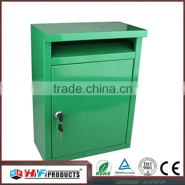 Metal Newspaper Vintage Mail Box photo-2
