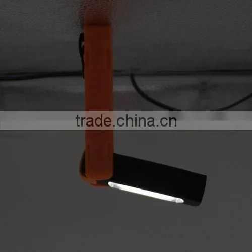 Bright COB Working Flashlight With Magnet And Hook Powered by AAA Battery photo-6