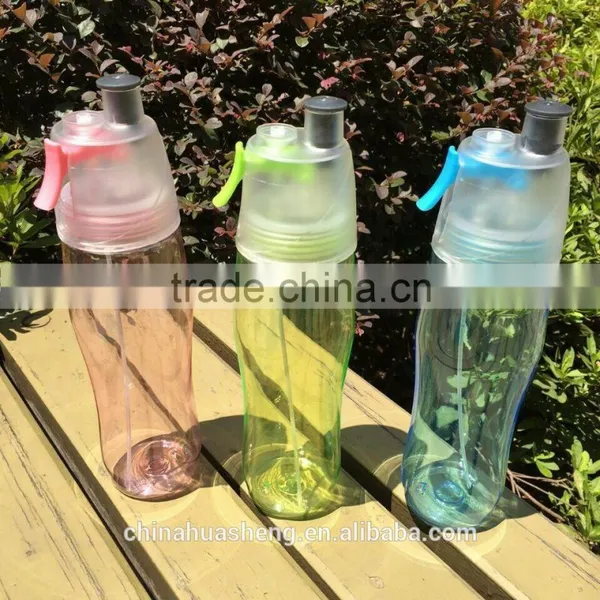 740ml PC Clear Mist &sip Water Bottle Tritan Mist Bottle BPA Free Spray Bottle photo-5