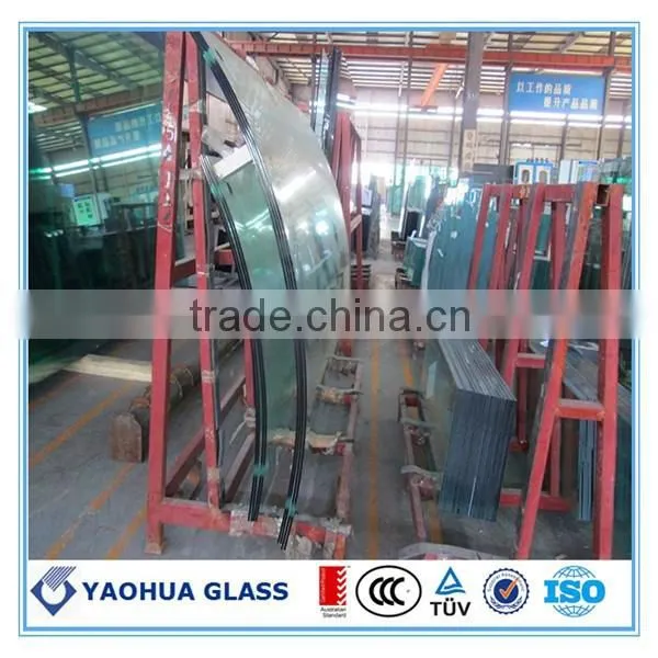 10-12mm Clear Tempered Glass for Swimming Pool Fencing and Stair Railing,Balustrade photo-2