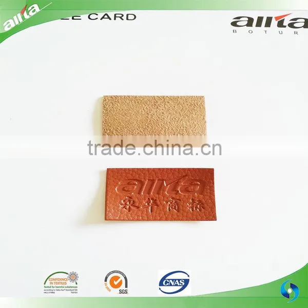 Wholesale Custom Brand Leather Label/branded Leather Patch/clothing Brand Labels photo-2