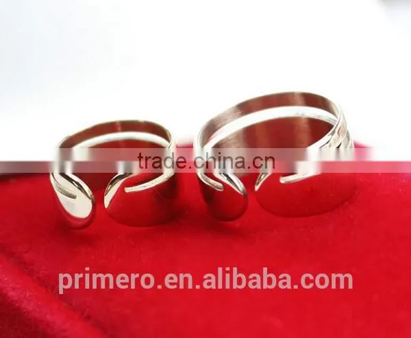 Fashion Style Korean Master's Sun 18K Rose Gold Stainless Steel Ring Jewelry For Women photo-3