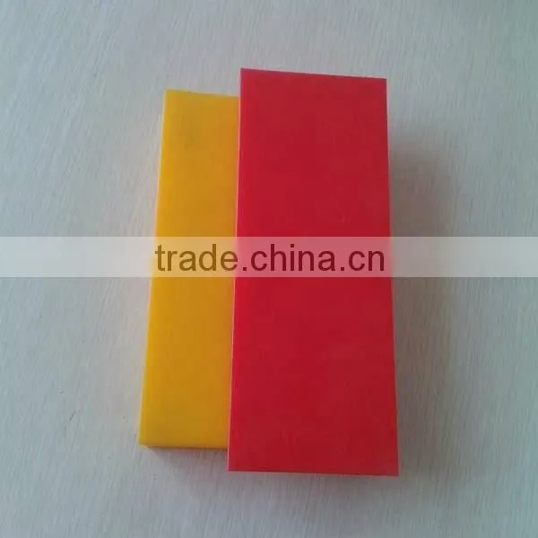 PE Material Red Color UHMW Polyethylene PE Pads/sheets/panels