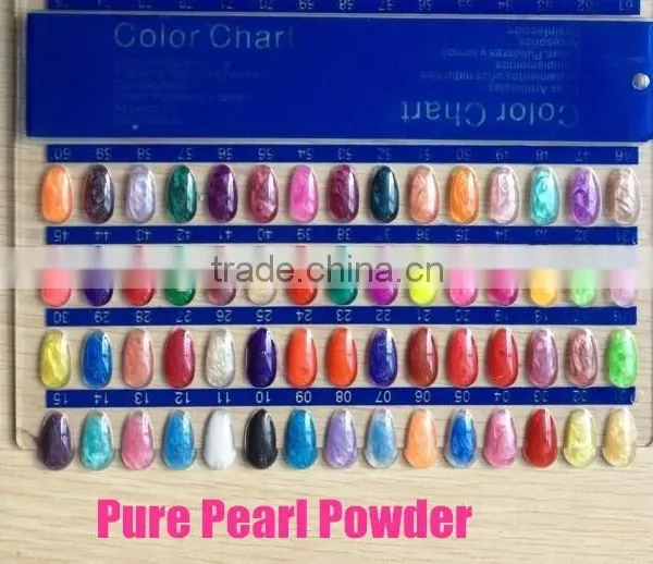 Pure Glitter Pearl Powder UV Gel Nail Art Acrylic Glitters Powder photo-2