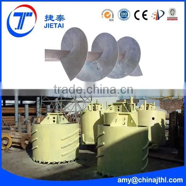 Rock Core Drill Bucket for Drilling Rig , Foundation Construction Machinery Drilling Buckets Auger photo-2