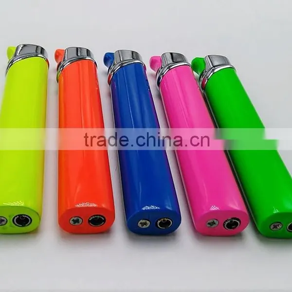 Customized Colors Candle Refillable Butane Metal Lighter photo-4
