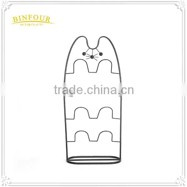 4 Layers Metal Display Cute Mouse Shape Shoe Storage Racks photo-2