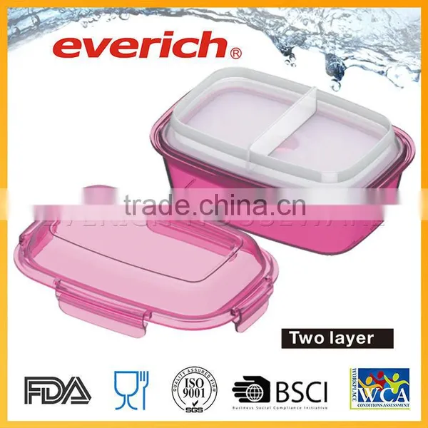 Compartment 2016 Hot Sale Unique Two Compartment Food Container photo-2