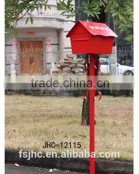 Foshan JHC-12115 Outdoor Post Mounted Mailbox/Decorative Letterbox/Standing Postbox photo-3