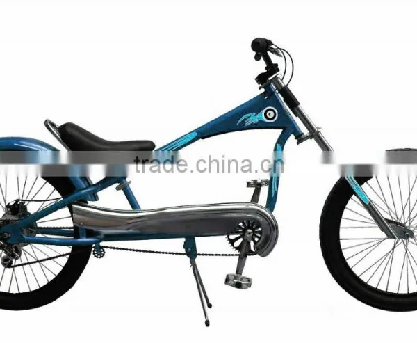 2015 26 Cheap Single Speed Yellow Aluminum Chopper Beach Cruiser Bicycle Made in China photo-2