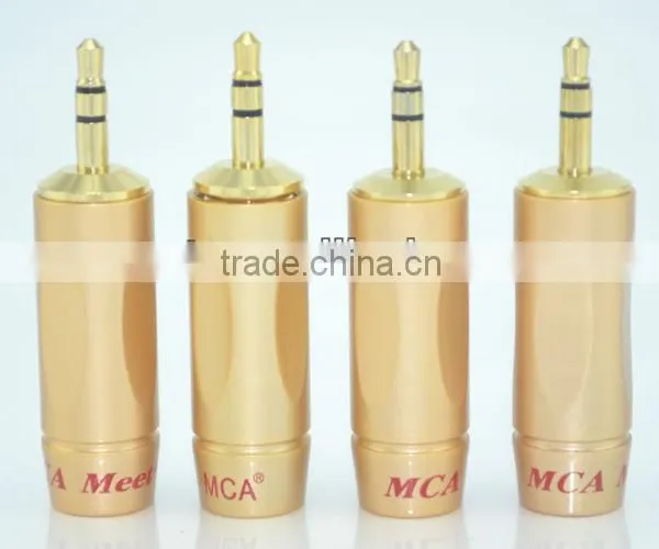 Hi-End MCA MEET 3.5MM headphone connector 8.5MM diameter