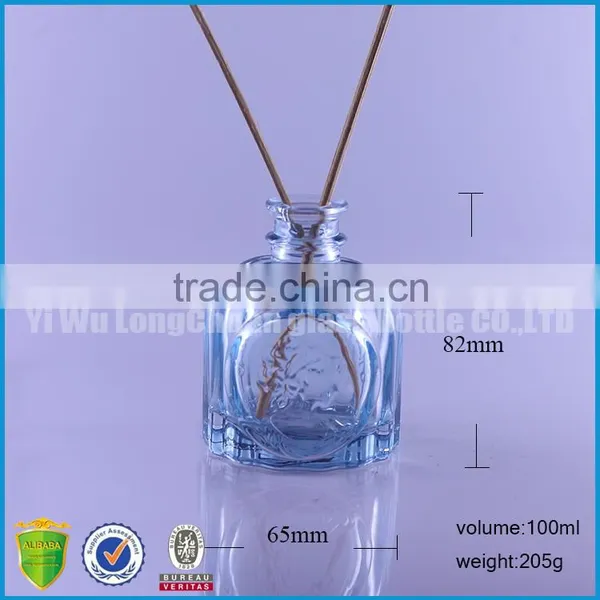 100ml Aromatherapy Essential Oil Reed Diffuser With Cane Glass Bottle