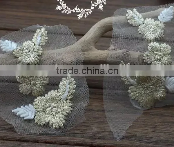 Stereoscopic Ribbon Embroidery Flower photo-5