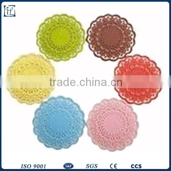 Cheap Round Clear Laser Cut Plastic Placemat photo-3