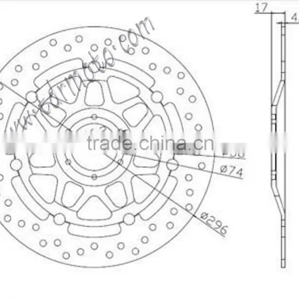 Wavy Floating Brake Disc Rotors photo-3